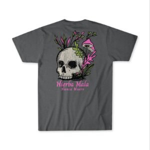 Hierba Mala Nunca Muere – Gray Cancer Awareness T-Shirt