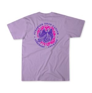 Strongest Than Cancer – Purple Cancer Awareness T-Shirt