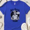 Anti-Social Nurses Club shirt with skeleton nurse holding “Do Not Disturb” sign